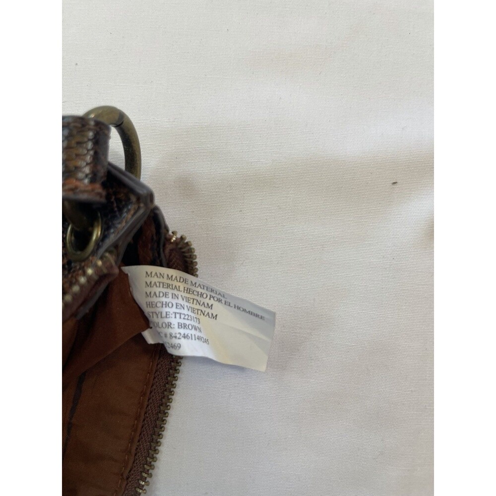 Time and Tru's Bentley Small Crossbody Shoulder Bag Purse Faux Snakeskin Pattern - Picture 4 of 4
